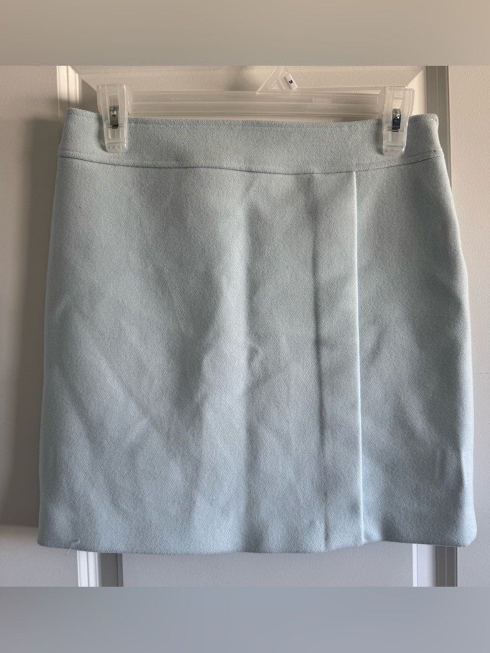 White House Black Market Light Blue Mini Skirt
